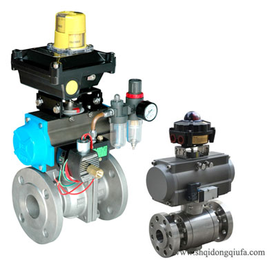 耐高溫金屬硬密封氣動球閥